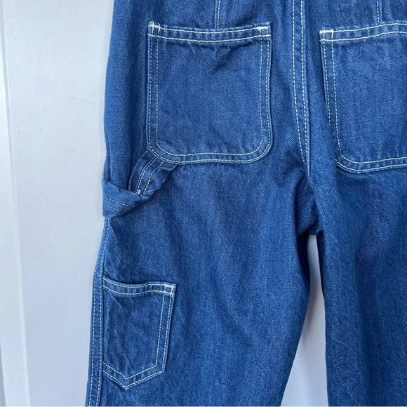 •Old Navy• Kids Medium Wash Carpenter Jeans - Size 7 - Picture 6 of 9